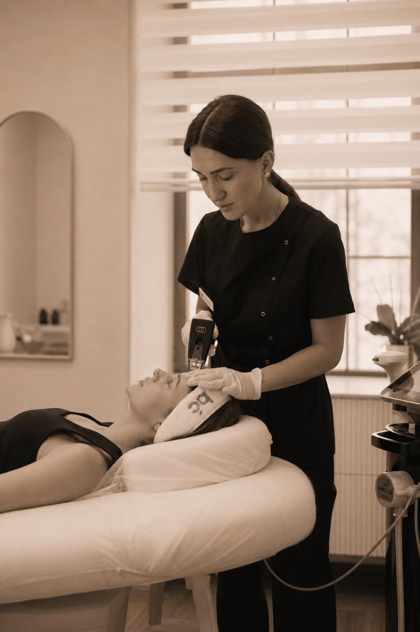 Morpheus8 Body treatment in session