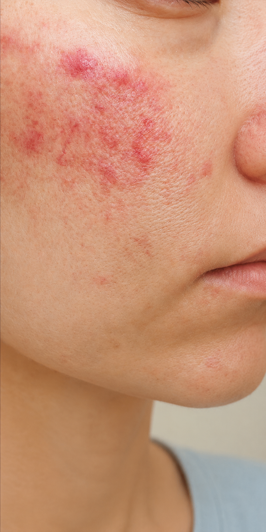 Rosacea before