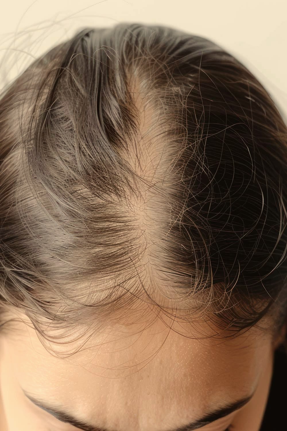 Thinning hair before
